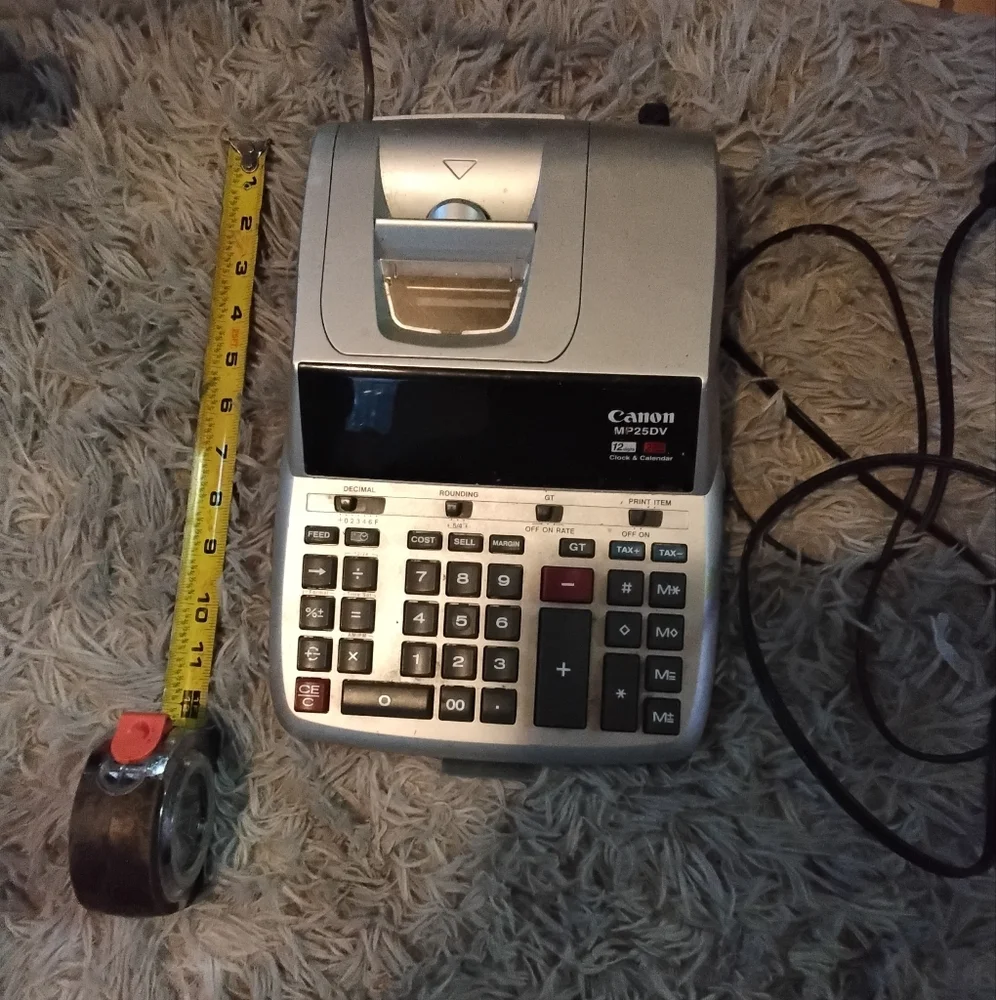 Canon MP25DV Desktop Calculator And Clock